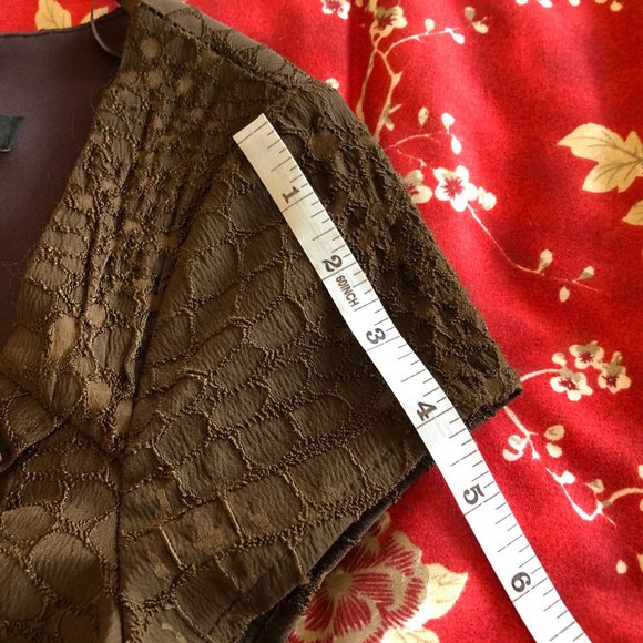 *NWT* Snake-Print Pleated-Waist Sweetheart Neck Dress - Made in Canada- XXS - Picture 15 of 16